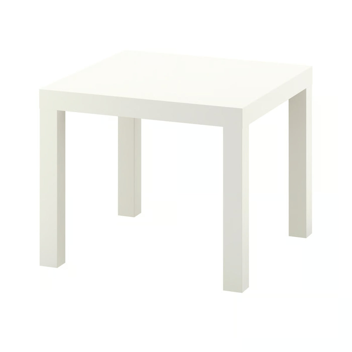 IKEA LACK Modern Square Side Tables, 2 Pack, White, 55 × 55 × 45 cm 55x55 cm (21 5/8x21 5/8 "), Minimalist Lightweight End Tables, Bedside Nightstands & Sofa Side Accent Tables for Living Room, Bedroom, Apartment & Small Spaces