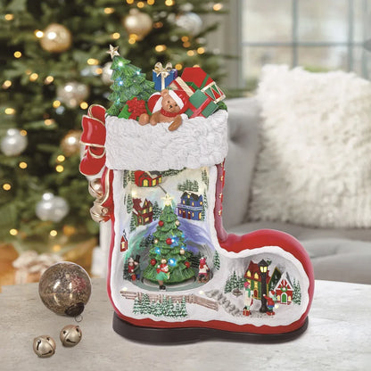 Santa Boot with Music 44.2 cm (17.4 in.)
