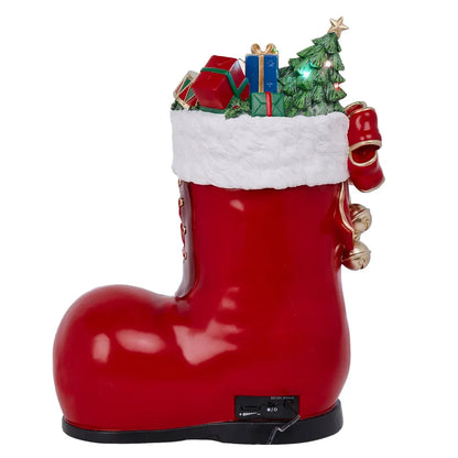 Santa Boot with Music 44.2 cm (17.4 in.)