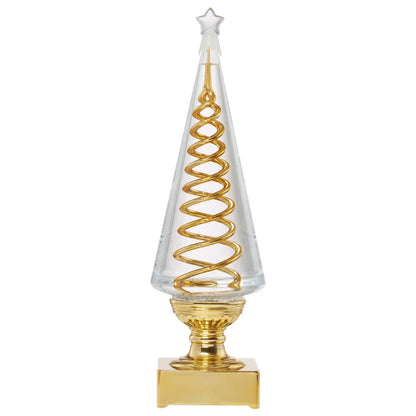 Set of 2 Spiral Christmas Trees - Gold 35.5 cm (14 in.)
