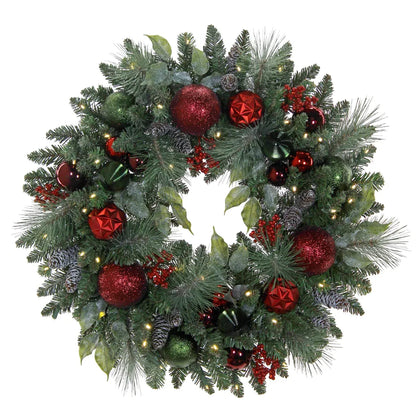 Pre-Lit Holiday Artificial Wreath – 76.2 cm (30 in.)