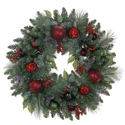 Pre-Lit Holiday Artificial Wreath – 76.2 cm (30 in.)