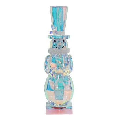 Prismatic Christmas Holiday Snowman Decor (36 in.)