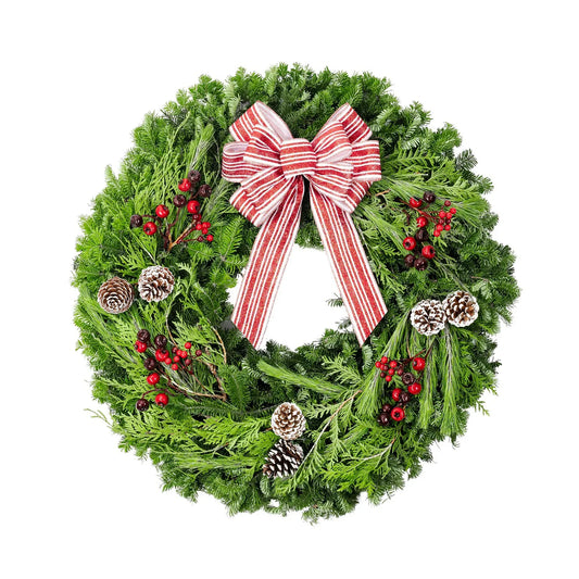 Winter Garden Wreath – Premium Whimsical Theme – 71 cm (28 in.)
