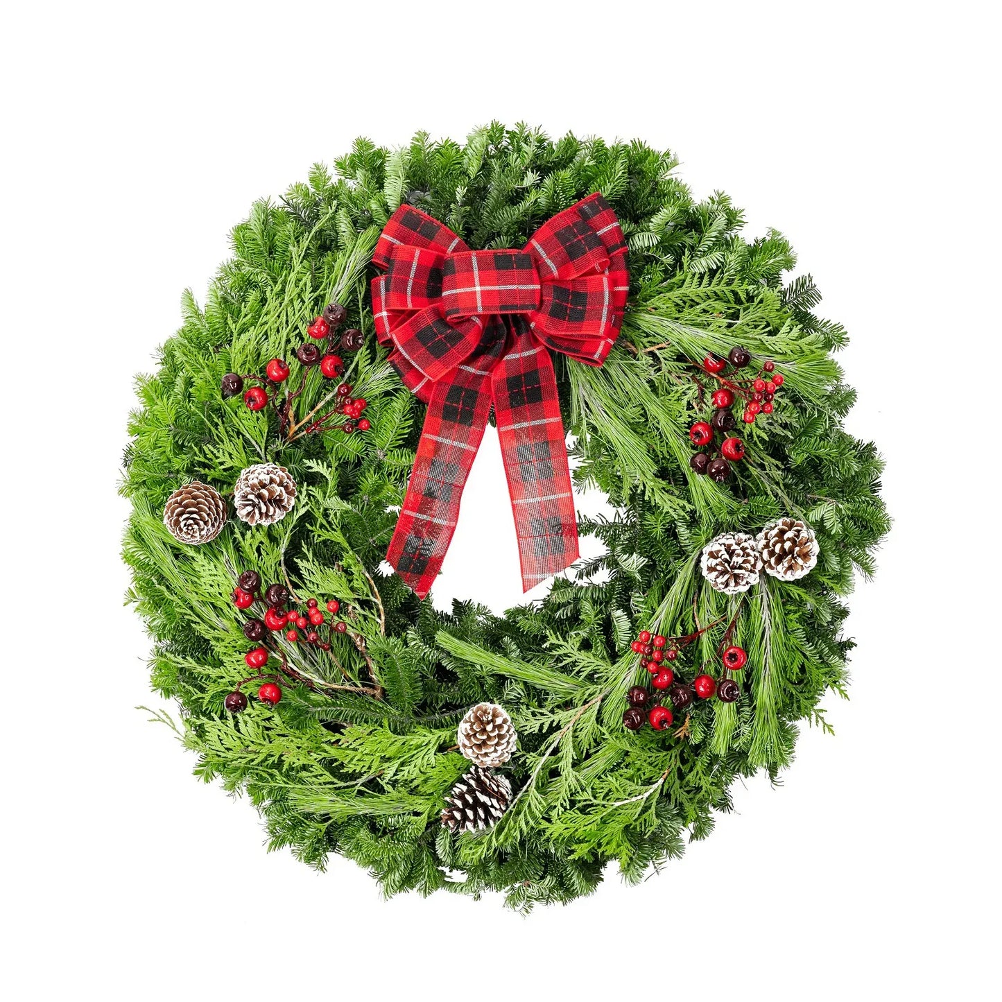 Winter Garden Wreath – Premium Traditional Theme – 71 cm (28 in.)