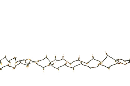 100 Clear Mini Christmas Lights 23-ft