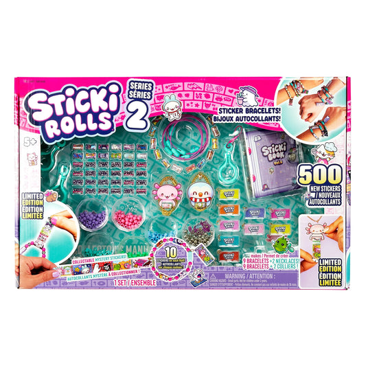 Sticki Rolls Playset Bundle – Stickers & Wearable Personalization