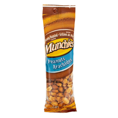 Munchies Honey Roasted Peanuts, 12-Pack × 55 g (660 g Total), Crunchy Sweet & Salty Honey Glazed Peanuts, Individually Packed Roasted Nut Snacks for Office, School, Parties, Travel & Everyday Snacking