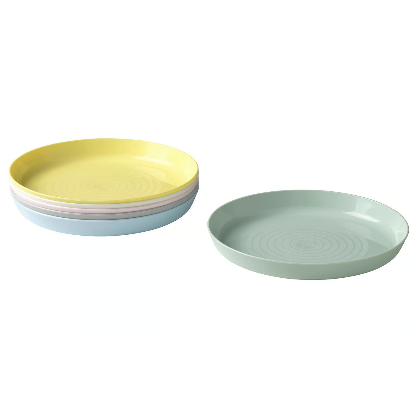 (36-Piece) IKEA KALAS Kids Dinnerware & Cutlery Set – Mixed Colors