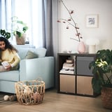IKEA KALLAX Shelf unit, 77x77 cm (30 1/8x30 1/8 ")