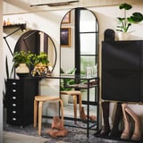(2 PACK) IKEA Natural Birch Wood Round Stool – Modern Multipurpose Seat for Kitchen, Bedroom & Living Room