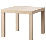 IKEA Modern Square Side Table, White Stained Oak Lightweight End Table, 55 × 55 × 45 cm, Easy Assembly Living Room and Bedroom Furniture (Copy)