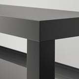 IKEA Modern Black TV Stand with Storage Shelf – 90 cm