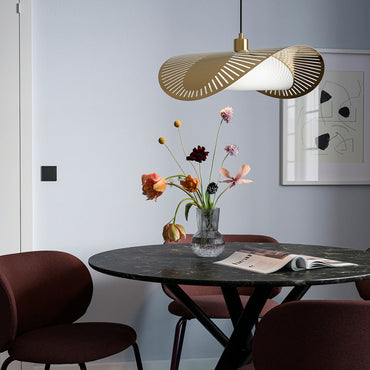 IKEA KVÄLLSDOPP Pendant Lamp Shade, Brass Colour, Modern Metallic Hanging Light Shade, Elegant Decorative Ceiling Lighting Accessory for Dining Room, Living Room, Bedroom & Kitchen