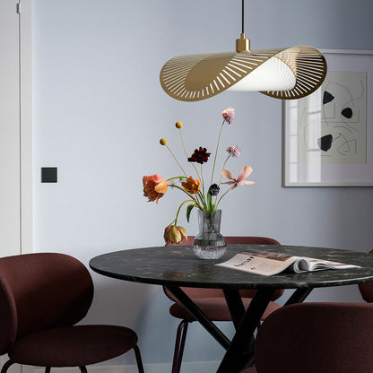IKEA KVÄLLSDOPP Pendant Lamp Shade, Brass Colour, Modern Metallic Hanging Light Shade, Elegant Decorative Ceiling Lighting Accessory for Dining Room, Living Room, Bedroom & Kitchen