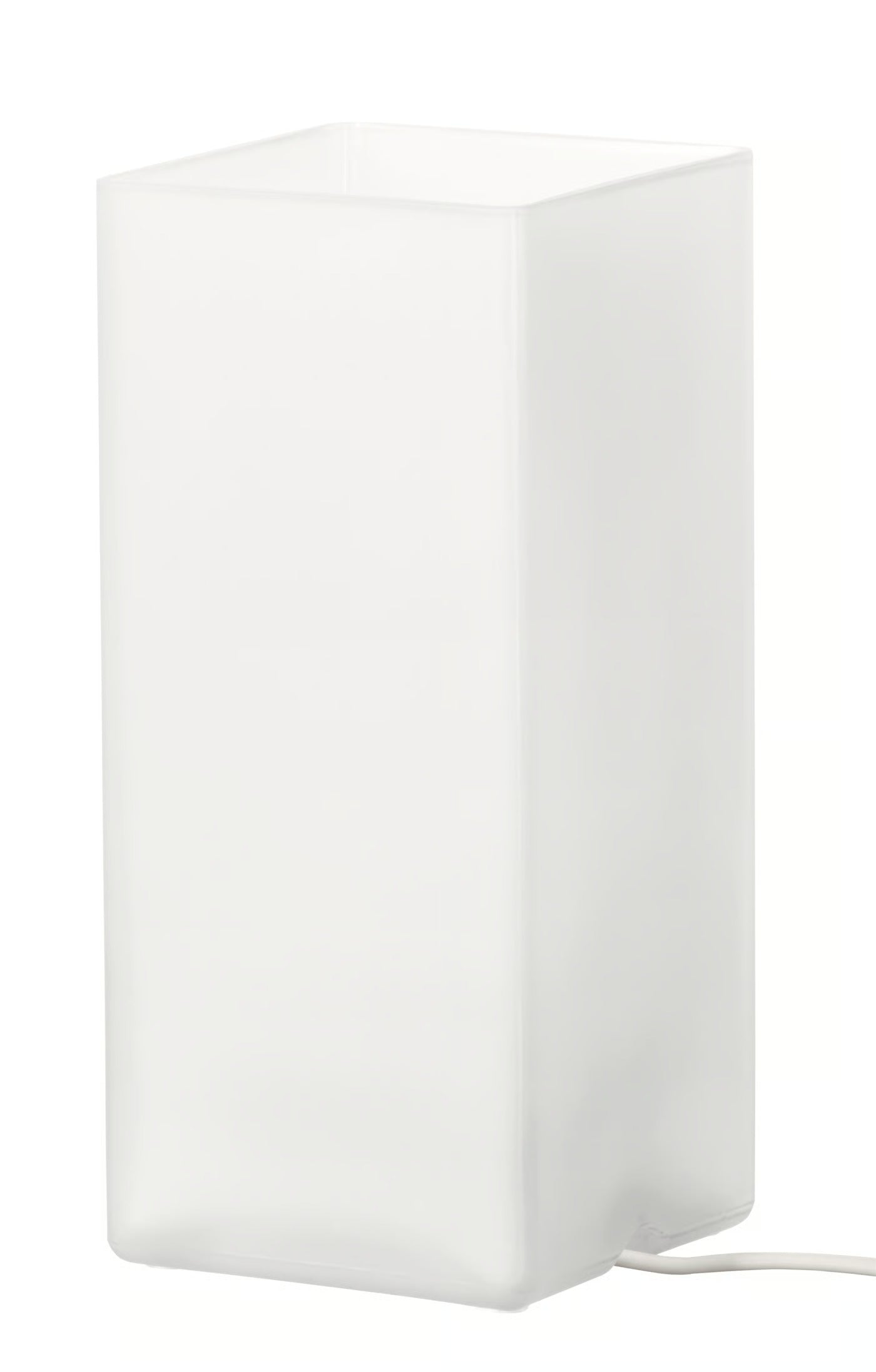 IKEA GRÖNÖ White Frosted Glass Table Lamp – Soft Ambient Mood Light, 22 cm