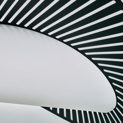 IKEA KVÄLLSDOPP Pendant Lamp Shade, Black, Modern Sculptural Hanging Light Shade with Decorative Cutout Design, Contemporary Ceiling Lighting Accessory for Living Room, Bedroom, Dining Room & Home Décor