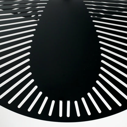 IKEA KVÄLLSDOPP Pendant Lamp Shade, Black, Modern Sculptural Hanging Light Shade with Decorative Cutout Design, Contemporary Ceiling Lighting Accessory for Living Room, Bedroom, Dining Room & Home Décor