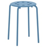 (2 PACK) IKEA MARIUS Stool, black, 45 cm (17 3/4 ")