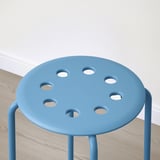 (2 PACK) IKEA MARIUS Stool, black, 45 cm (17 3/4 ")