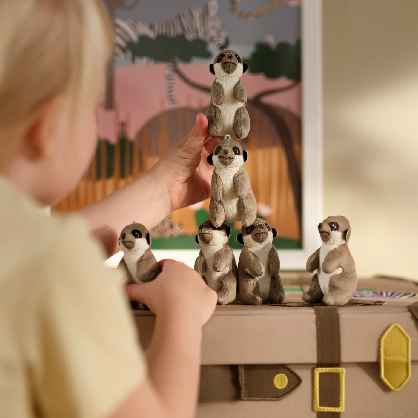 IKEA SANDLÖPARE Soft toy, meerkat/mini beige, 8 cm (3 ¼ ")