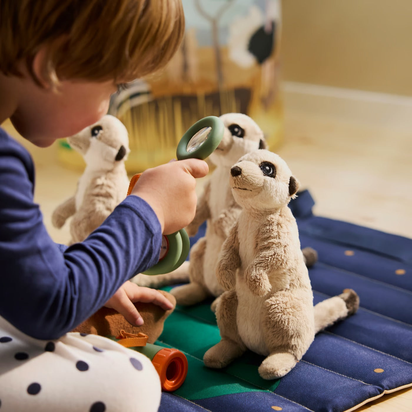 IKEA SANDLÖPARE Soft toy, meerkat/beige, 20 cm (7 ¾ ")