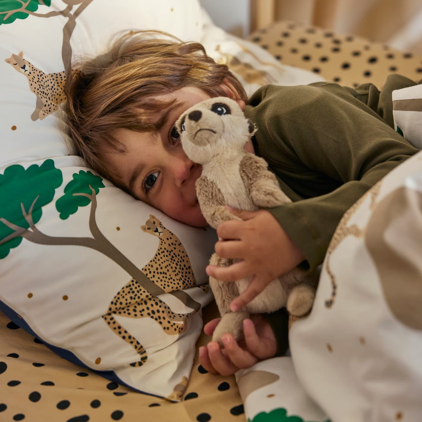 IKEA SANDLÖPARE Soft toy, meerkat/beige, 20 cm (7 ¾ ")