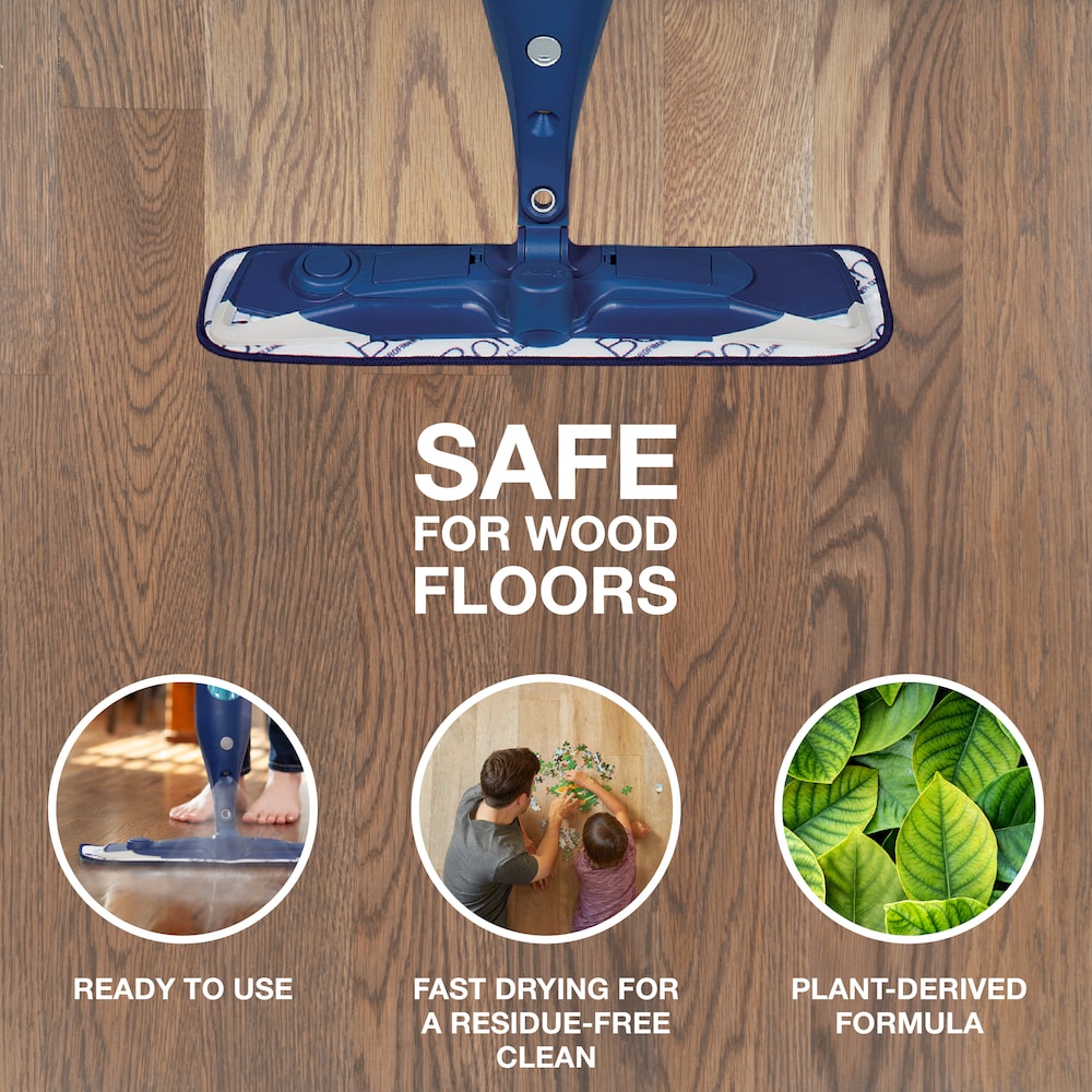 Bona Hardwood Floor Mop Motion Premium Spray Mop – Advanced Hardwood Cleaning System with Dual-Zone Microfiber Pad & Refillable Cartridge