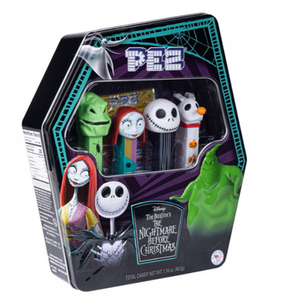 PEZ Special Edition The Nightmare Before Christmas Candy Tin, 49 g
