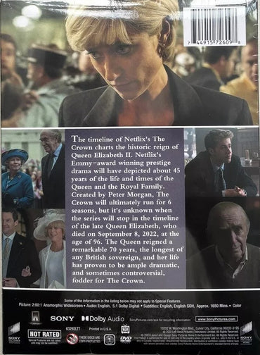 The Crown: The Complete Series Season 1-6 (DVD)