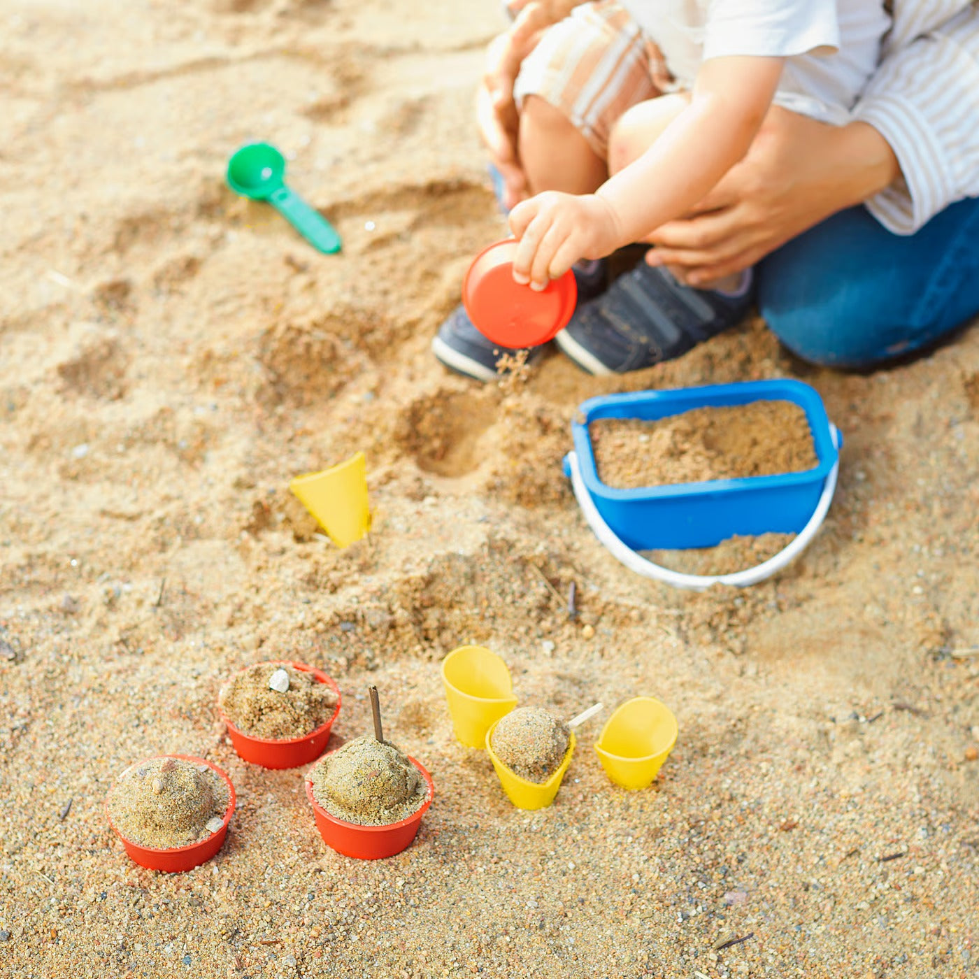 (10-Piece) IKEA Kids Sand Ice Cream Play Set – Multicolor