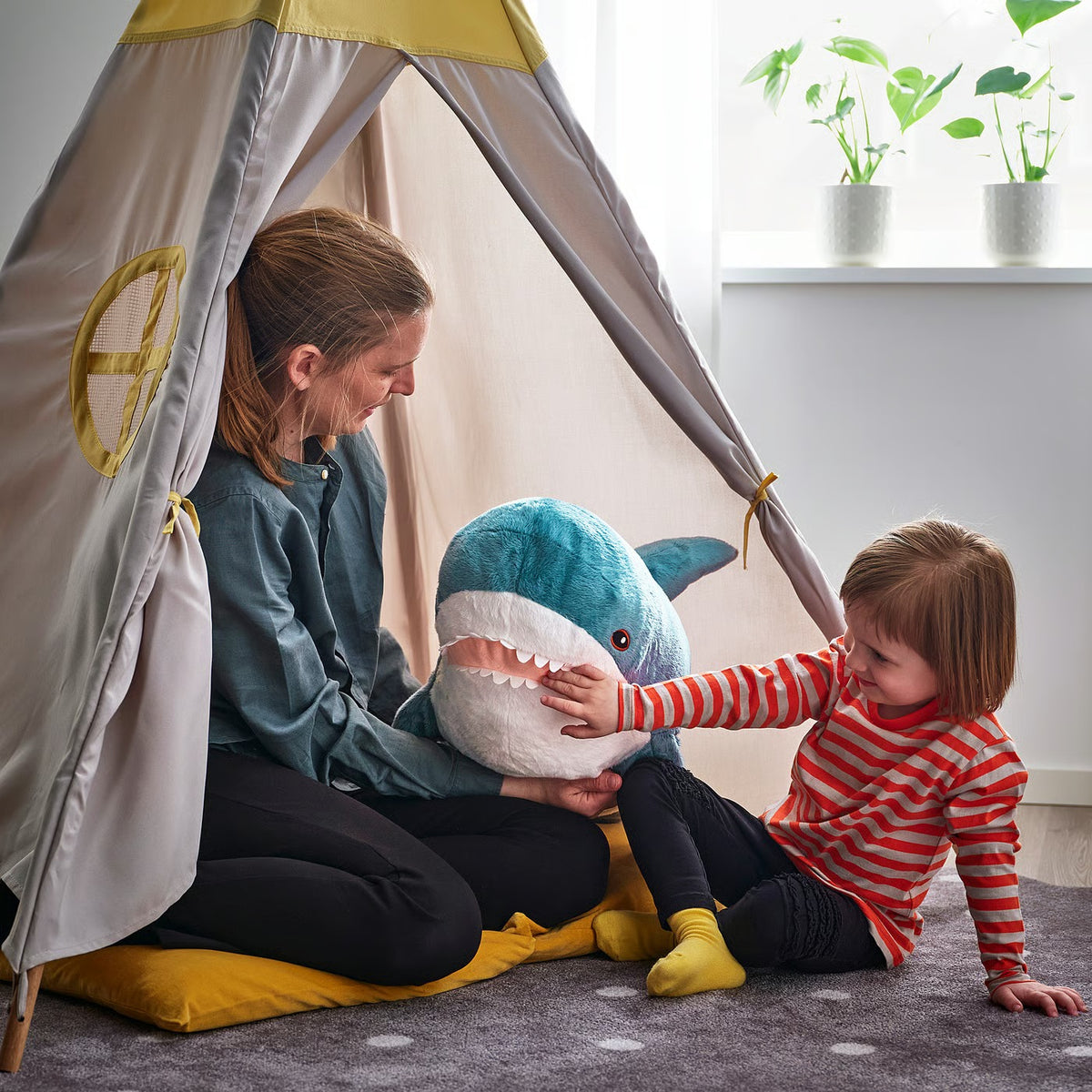 IKEA BLÅHAJ Soft toy, shark, 100 cm (39 ¼ ")