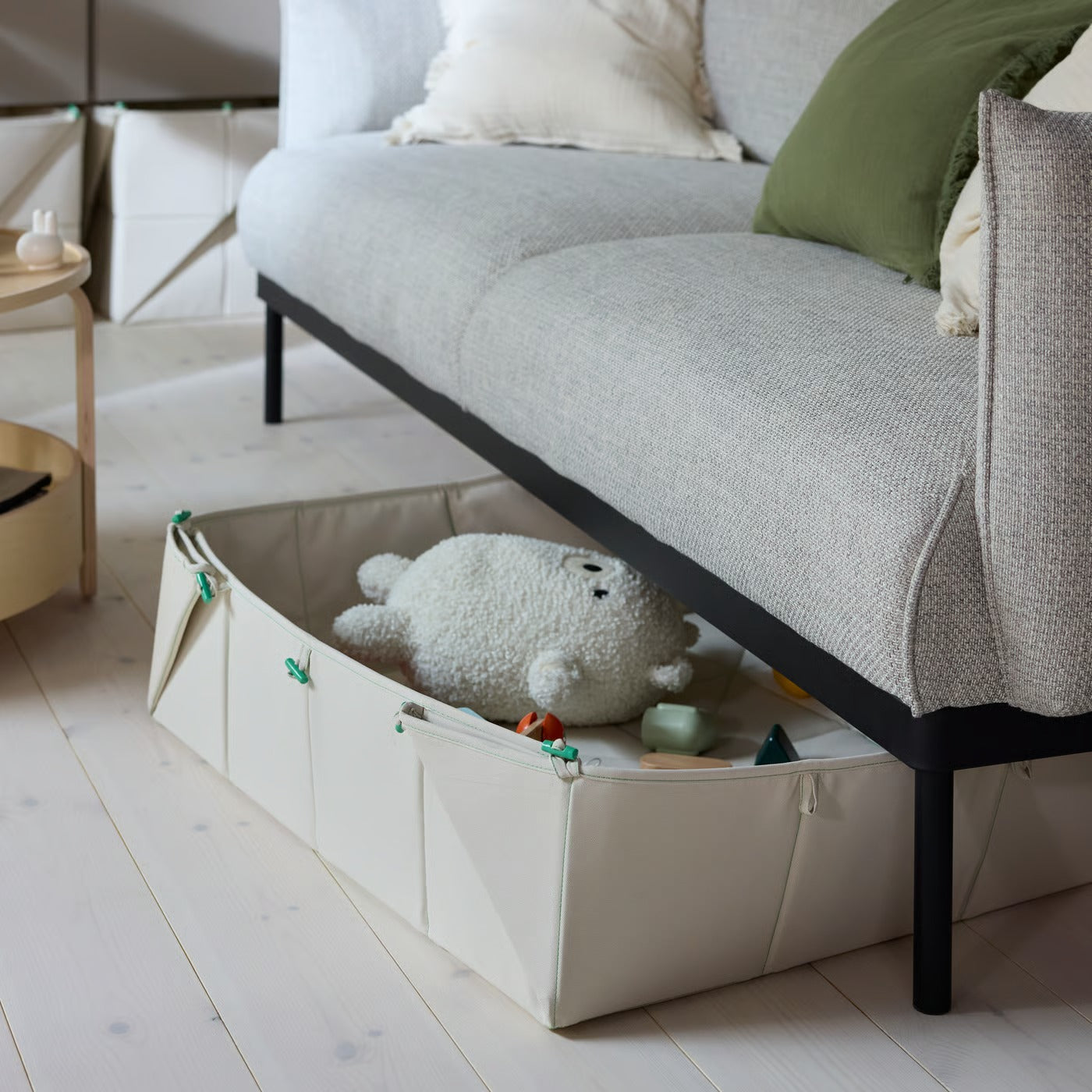IKEA GREJSIMOJS Mat/storage box, foldable/beige