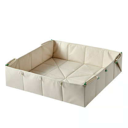 IKEA GREJSIMOJS Mat/storage box, foldable/beige