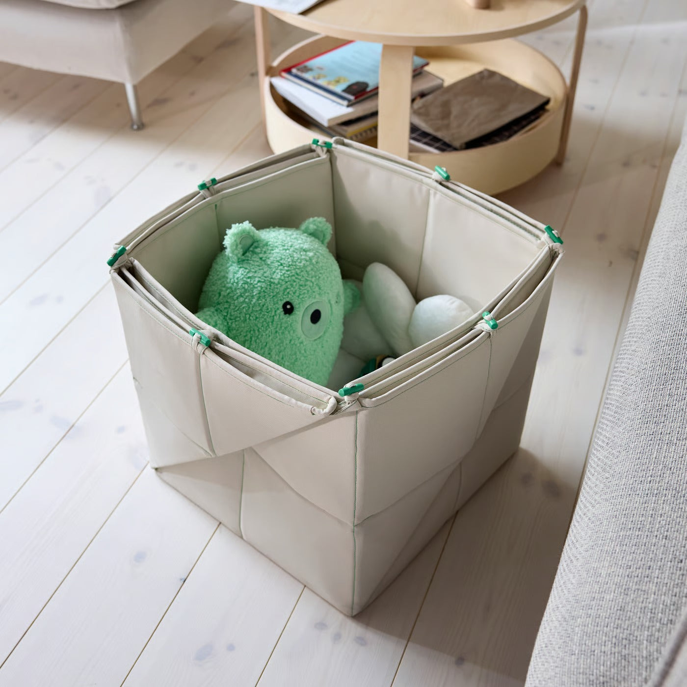 IKEA GREJSIMOJS Mat/storage box, foldable/beige