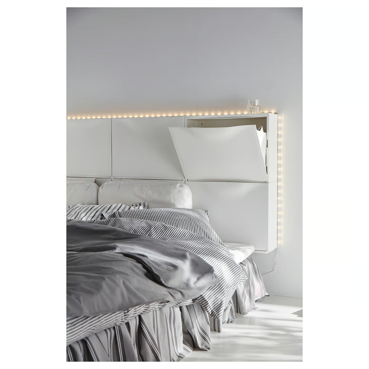 (2 Pack) IKEA TRONES Shoe/storage cabinet, white, 52x18x39 cm (20 1/2x7 1/8x15 3/8 ")