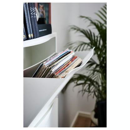 (2 Pack) IKEA TRONES Shoe/storage cabinet, white, 52x18x39 cm (20 1/2x7 1/8x15 3/8 ")