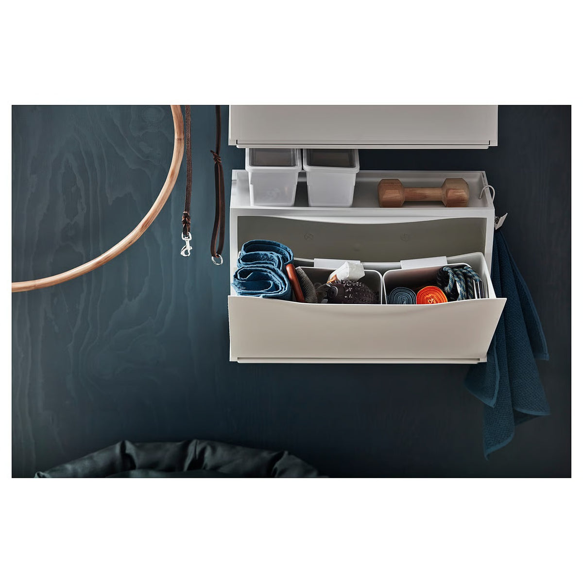 (2 Pack) IKEA TRONES Shoe/storage cabinet, white, 52x18x39 cm (20 1/2x7 1/8x15 3/8 ")