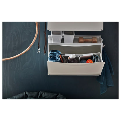(2 Pack) IKEA TRONES Shoe/storage cabinet, white, 52x18x39 cm (20 1/2x7 1/8x15 3/8 ")