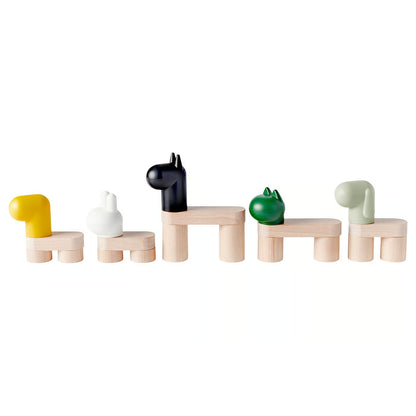 (20-piece) IKEA GREJSIMOJS toy building blocks, mix and match/5 figurines