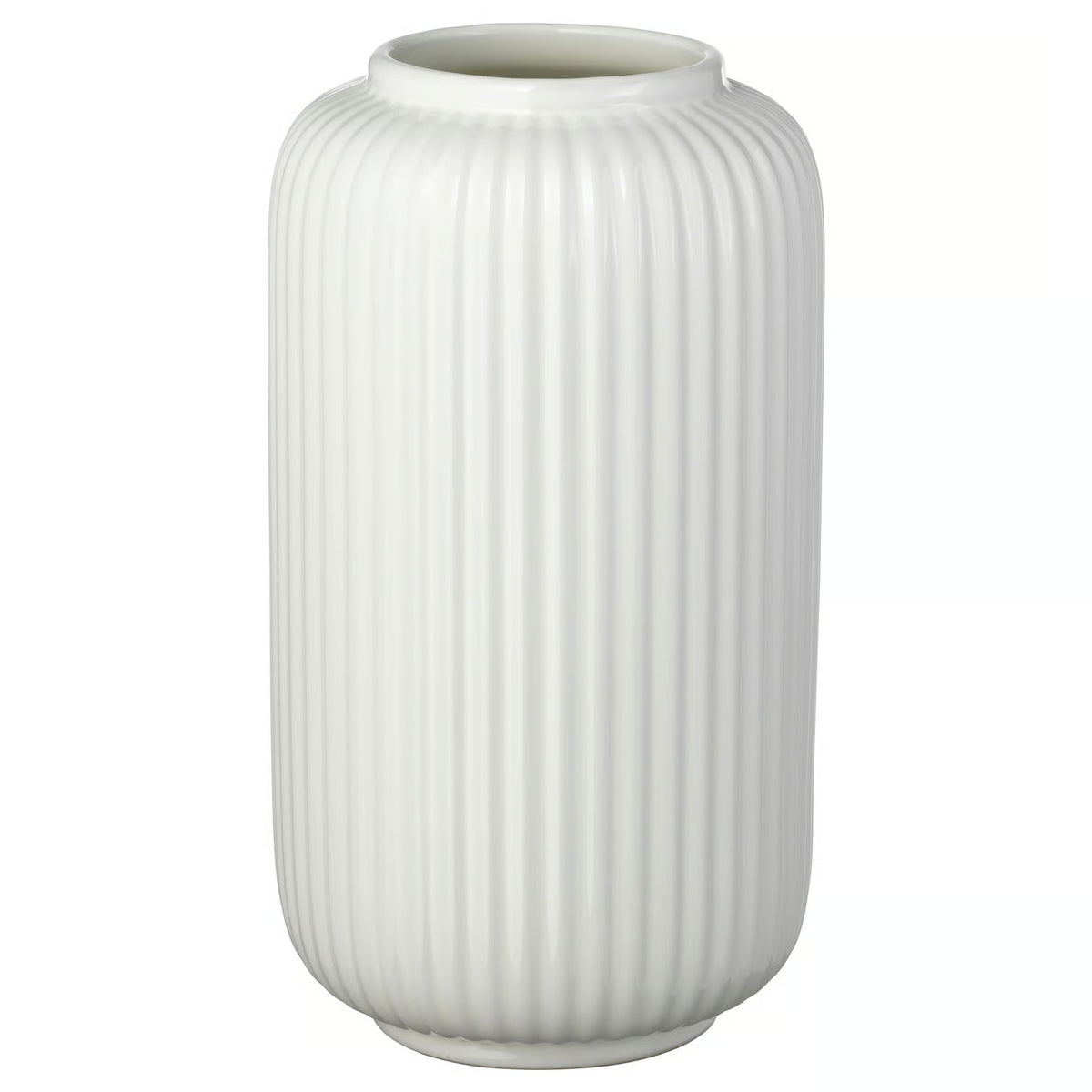 IKEA STILREN Vase, white, 22 cm (8 ¾ ")