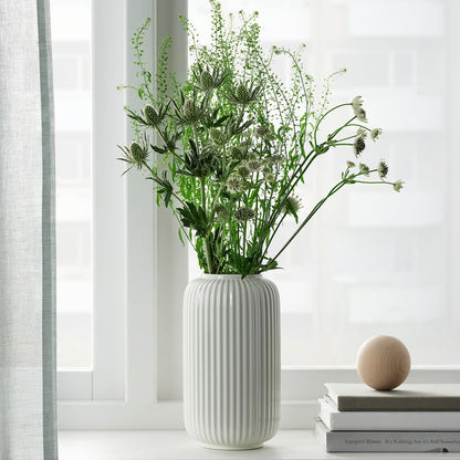 IKEA STILREN Vase, white, 22 cm (8 ¾ ")