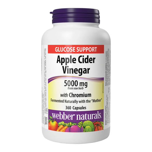 webber naturals Apple Cider Vinegar with Chromium 360 Capsules