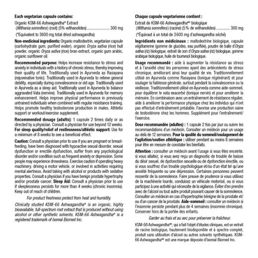 webber naturals Ashwagandha 3,600 mg, 2 x 120 Vegetarian Capsules