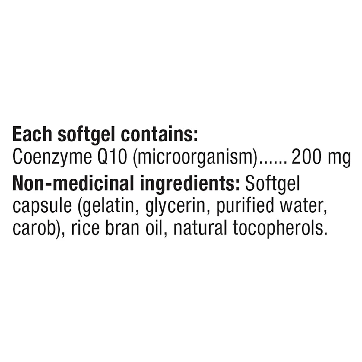 webber naturals CoQ10 200mg - 2 x 60 Softgels