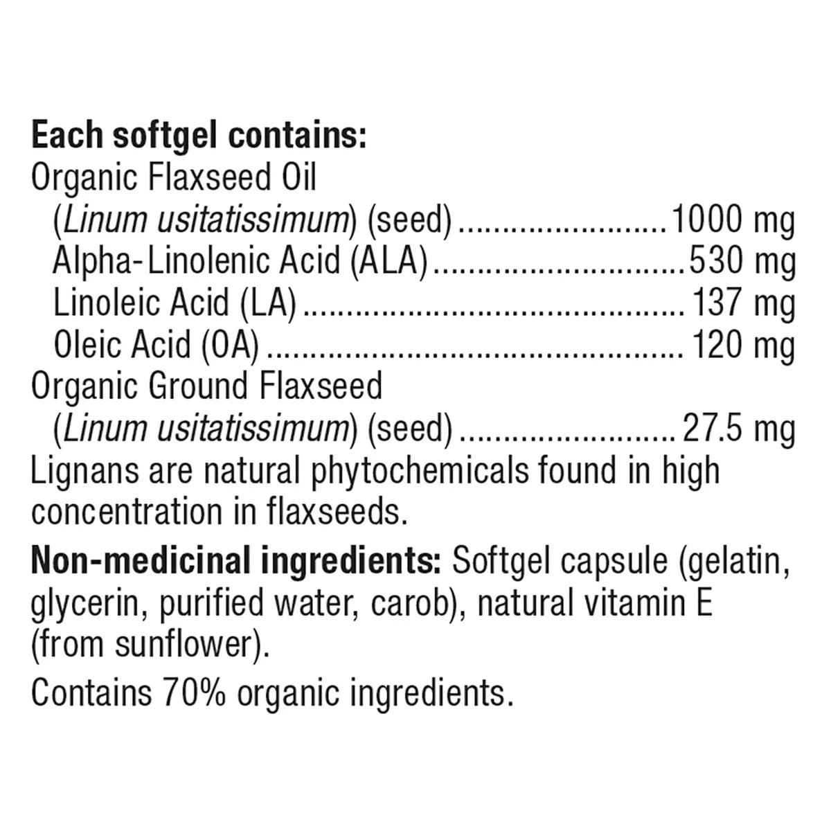 webber naturals Flaxseed Oil 1000 mg -- 2 x 210 Softgels