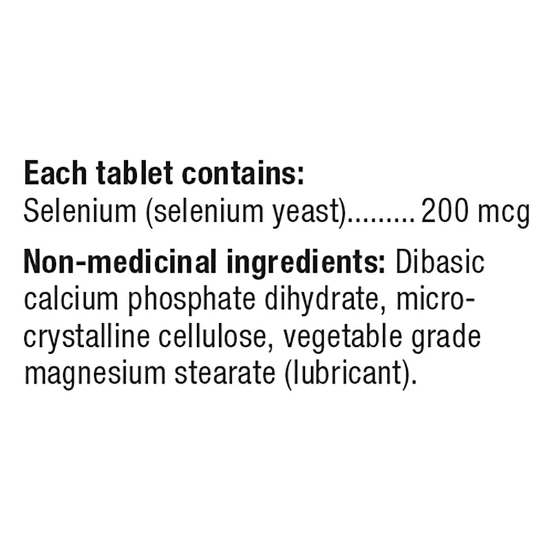 Webber Naturals Sélénium, 2 x 90 comprimés