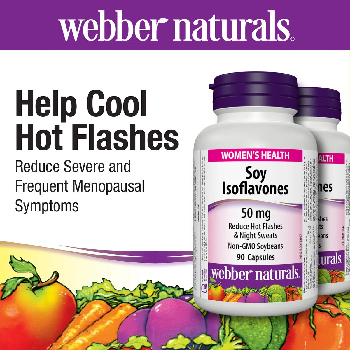 webber naturals Soy Isoflavone Complex -- 2 x 90 Capsules