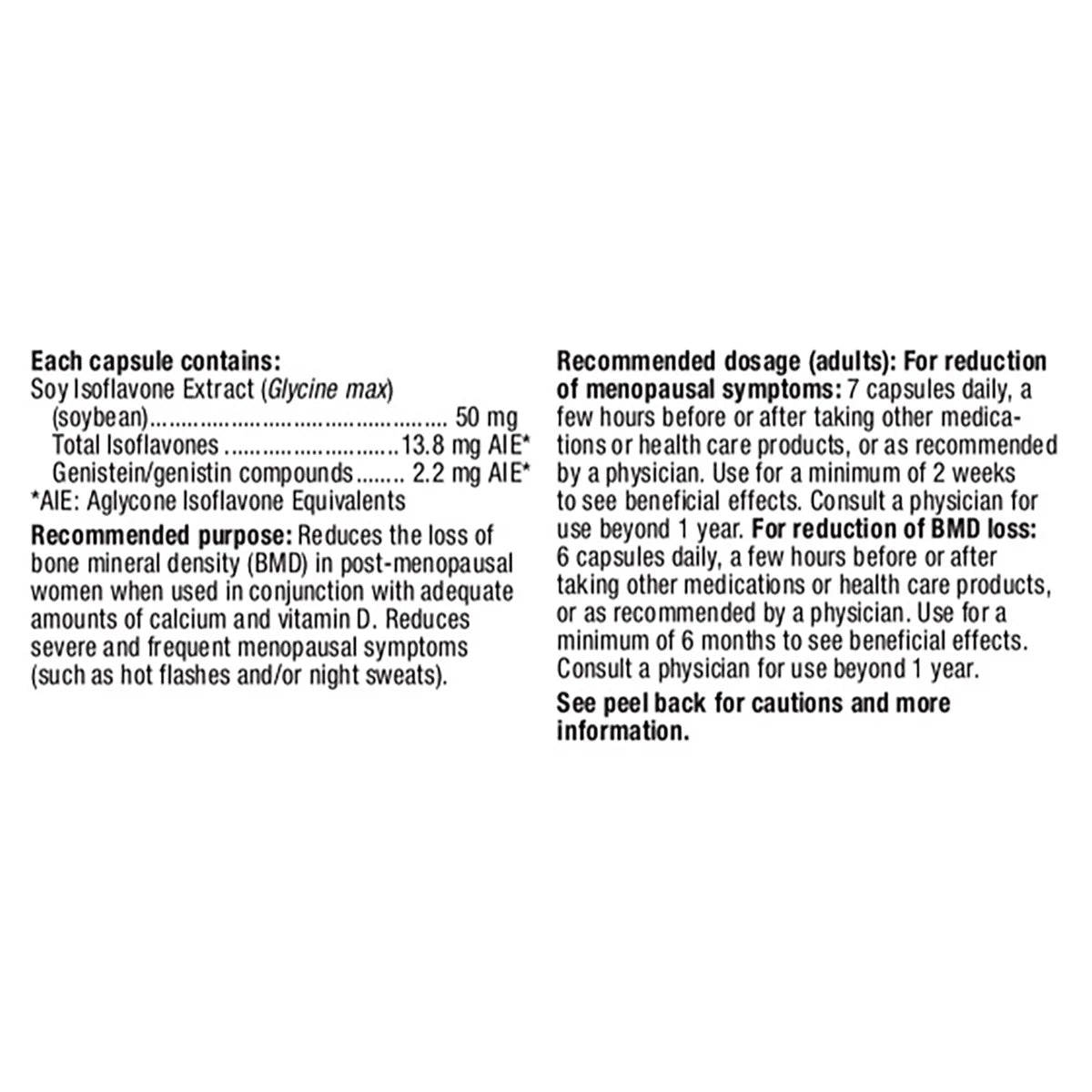 webber naturals Soy Isoflavone Complex -- 2 x 90 Capsules